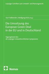 Die Umsetzung des European Green Deal in der EU und in Deutschland