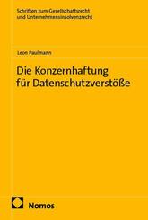 Die Konzernhaftung f&uuml;r Datenschutzverst&ouml;&szlig;e