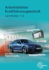 Arbeitsbl&auml;tter Kraftfahrzeugtechnik Lernfelder 1-4