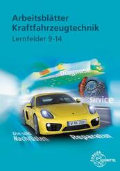 Arbeitsbl&auml;tter Kraftfahrzeugtechnik Lernfelder 9-14