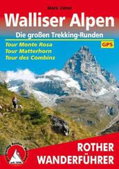 Walliser Alpen. Die gro&szlig;en Trekking-Runden