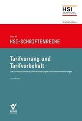 Tarifvorrang und Tarifvorbehalt