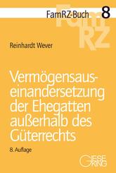 Verm&ouml;gensauseinandersetzung der Ehegatten au&szlig;erhalb des G&uuml;terrechts