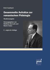 Gesammelte Aufs&auml;tze zur romanischen Philologie - Studienausgabe