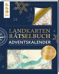 Landkarten R&auml;tselbuch Adventskalender