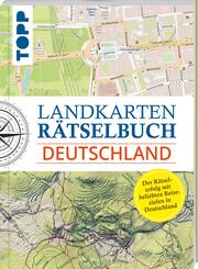 Landkarten R&auml;tselbuch - Deutschland