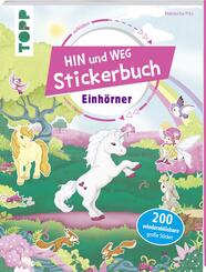 Das Hin-und-weg-Stickerbuch - Einh&ouml;rner