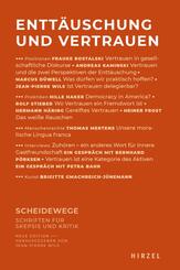 Entt&auml;uschung und Vertrauen