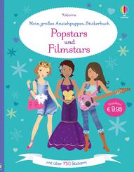 Mein gro&szlig;es Anziehpuppen-Stickerbuch: Popstars und Filmstars