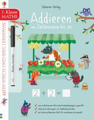 Mein Wisch-und-weg-Lernspa&szlig;: Addieren im Zahlenraum bis 20 (1. Klasse)