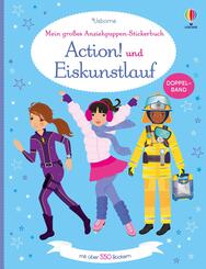 Mein gro&szlig;es Anziehpuppen-Stickerbuch: Action! und Eiskunstlauf