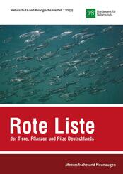 NaBiV Heft 170/9: Rote Liste und Gesamtartenliste der Fische und Neunaugen (Elasmobranchii, Actinopterygii & Petromyzontida) der marinen Gew&auml;sser Deutschlands