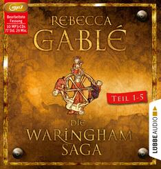 Die Waringham-Saga - Teil 1-Teil 5,10 Audio-CD, 10 MP3