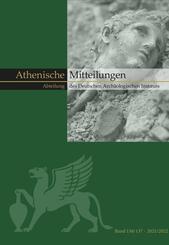 Mitteilungen des Deutschen Arch&auml;ologischen Instituts, Athenische Abteilung