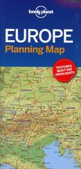 Lonely Planet Europe Planning Map