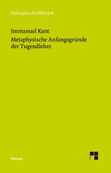 Metaphysische Anfangsgr&uuml;nde der Tugendlehre
