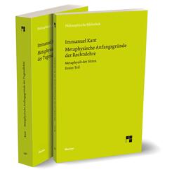 Kant: Metaphysik der Sitten. Teil 1+2, m. 2 Buch