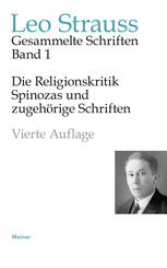 Die Religionskritik Spinozas und zugeh&ouml;rige Schriften