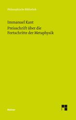 Preisschrift &uuml;ber die Fortschritte der Metaphysik