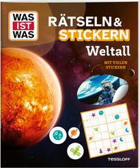 WAS IST WAS R&auml;tseln und Stickern: Weltall