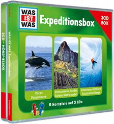 Expeditionsbox, 3 Audio-CDs - Was ist was H&ouml;rspiele