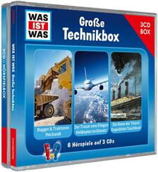 WAS IST WAS 3-CD H&ouml;rspielbox. Gro&szlig;e Technikbox,Audio-CD