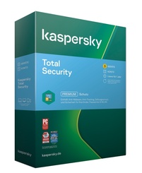 Kaspersky Total Security,Premium-Schutz für Sie und Ihre Familie - auf PC, Mac und Mobilgeräten. (Schutz für 3 Geräte für 1 Jahr)