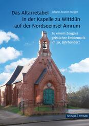 Das Altarretabel in der Kapelle Wittd&uuml;n auf der Nordseeinsel Amrum