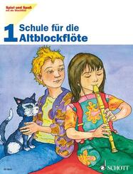 Schule f&uuml;r die Altblockfl&ouml;te.H.1