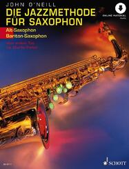 Die Jazzmethode f&uuml;r Saxophon (Alt-/Bariton-Saxophon)
