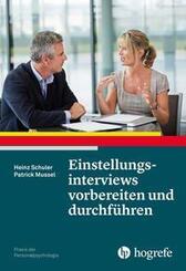 Einstellungsinterviews vorbereiten und durchf&uuml;hren