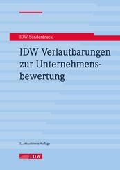 IDW Verlautbarungen zur Unternehmensbewertung