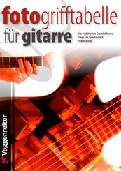 Fotogrifftabelle für Gitarre