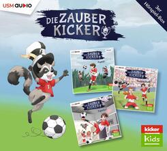 Die Zauberkicker H&ouml;rbox Folgen 1-3 (3 Audio CDs).Box.1,3 Audio-CD