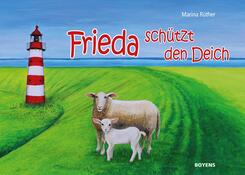 Frieda sch&uuml;tzt den Deich