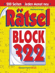 R&auml;tselblock 322 (5 Exemplare &agrave; 2,99 EUR)