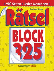 R&auml;tselblock 325 (5 Exemplare &agrave; 2,99 EUR)