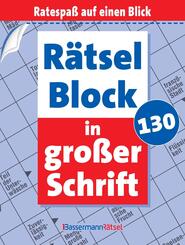 R&auml;tselblock in gro&szlig;er Schrift 130 (5 Exemplare &agrave; 2,99 EUR)