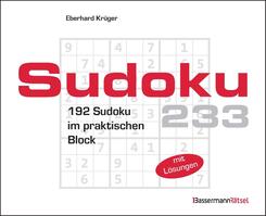 Sudokublock 233 (5 Exemplare &agrave; 2,99 EUR)