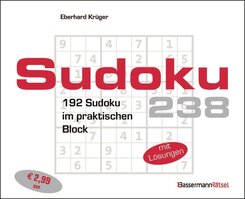 Sudokublock 238 (5 Exemplare &agrave; 2,99 EUR)
