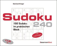 Sudokublock 240 (5 Exemplare &agrave; 2,99 EUR)