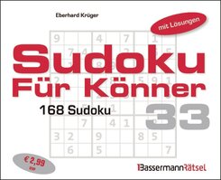 Sudoku f&uuml;r K&ouml;nner 33 (5 Exemplare &agrave; 2,99 EUR)