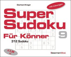 Supersudoku f&uuml;r K&ouml;nner 9 (5 Exemplare &agrave; 3,99 EUR)