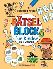 R&auml;tselblock 5 f&uuml;r Kinder ab 8 Jahren (5 Exemplare &agrave; 3,99)