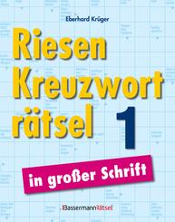 Riesen-Kreuzwortr&auml;tsel in gro&szlig;er Schrift 1 (5 Exemplare &agrave; 3,99 EUR)