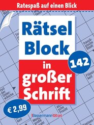 R&auml;tselblock in gro&szlig;er Schrift 142 (5 Exemplare &agrave; 2,99 EUR)
