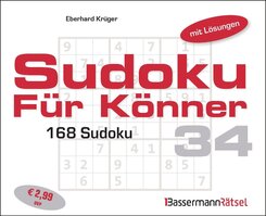 Sudoku f&uuml;r K&ouml;nner 34 (5 Exemplare &agrave; 2,99 EUR)