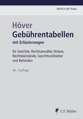 Geb&uuml;hrentabellen