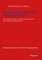 Gemeinwohlinteressen in einer sich wandelnden Welt