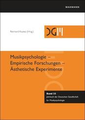 Musikpsychologie - Empirische Forschungen - &Auml;sthetische Experimente